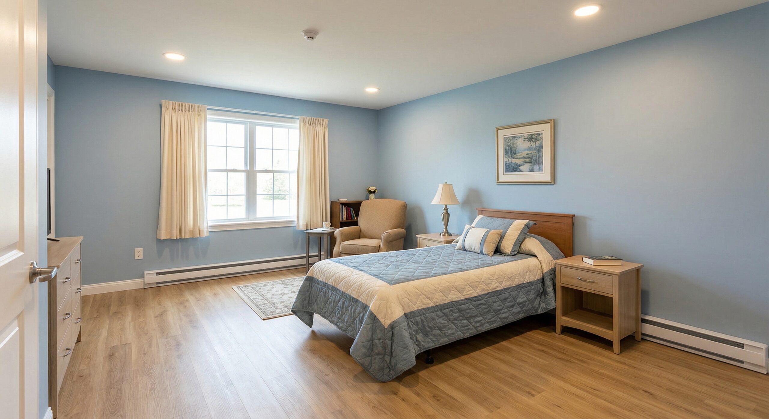 Senior care private bedroom renovation