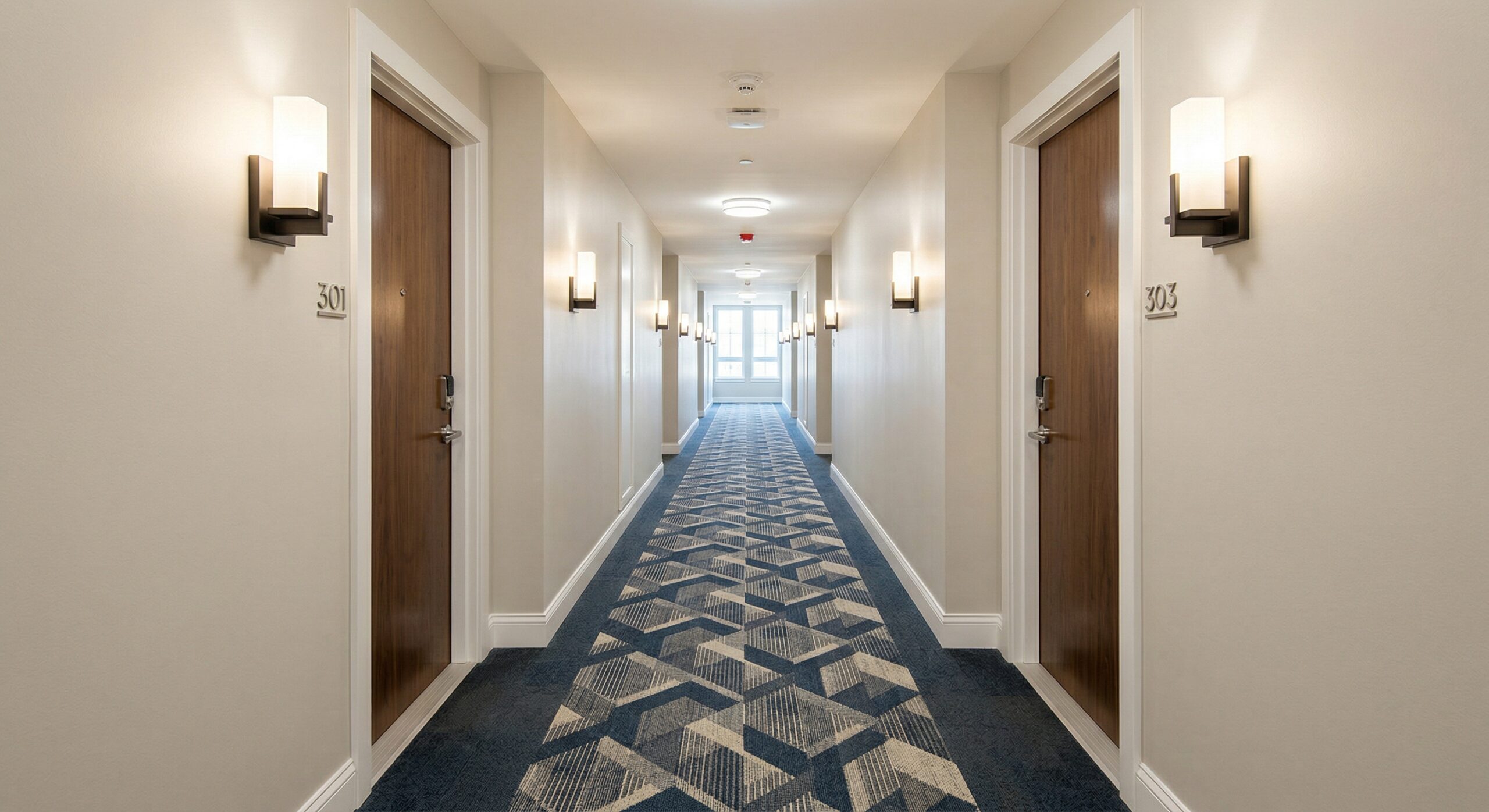 Strata hallway carpet renovation