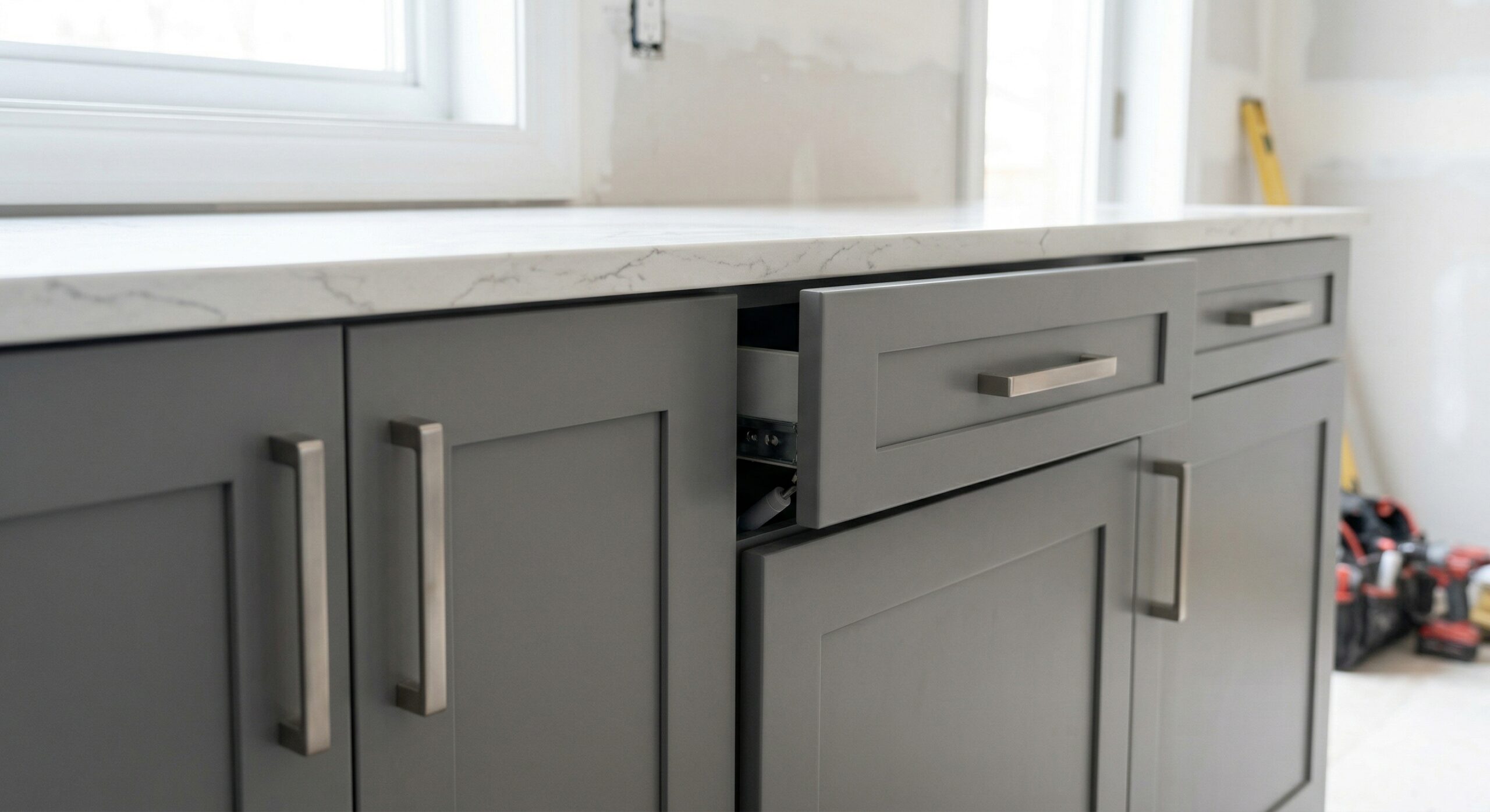 Cabinet countertop detail Langley BC