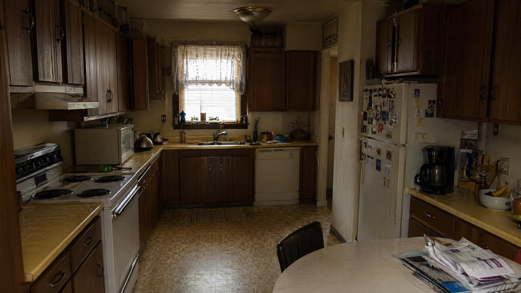 kitchen before outdated