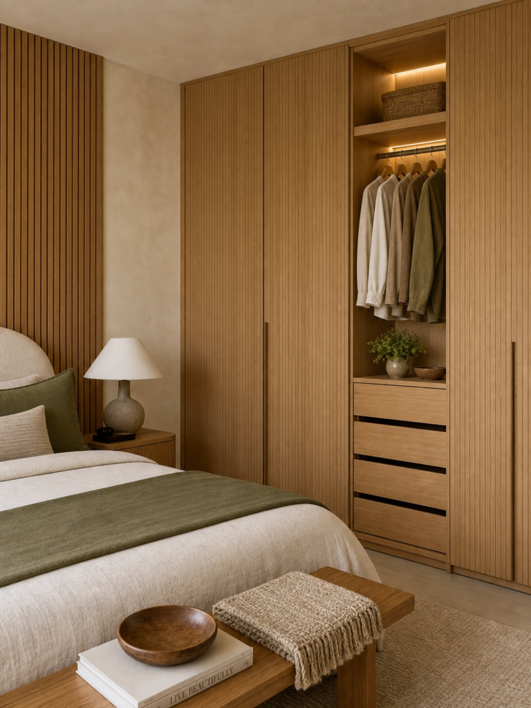 Transforming Your Sanctuary: Top Bedroom Renovation Trends for 2026 bedroom wardrobe angle